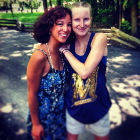 Zoo trip with the lovely Mary S! Ignore how incredibly pale I am next to this tanner than tan beauty.